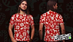 новогодняя красная